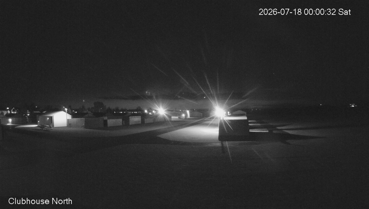 time-lapse frame, North view of Lacombe Airport webcam