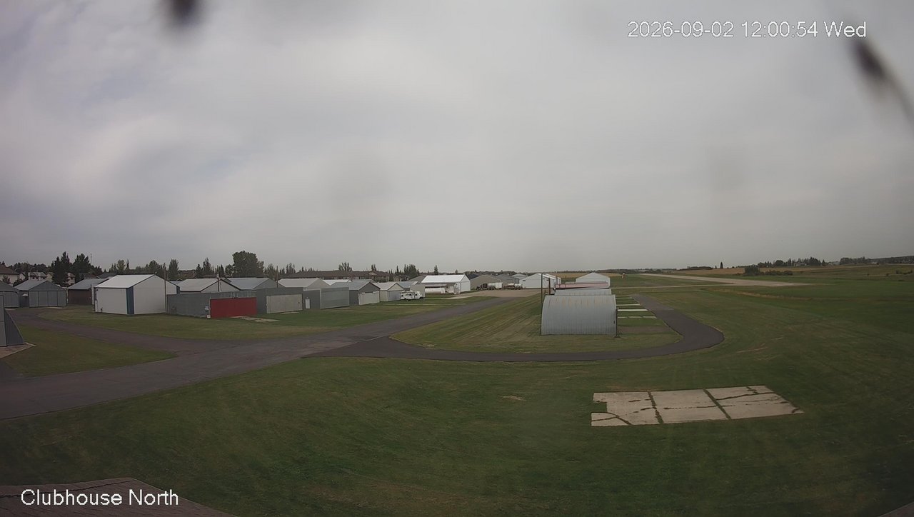 view from North view of Lacombe Airport on 2026-09-02