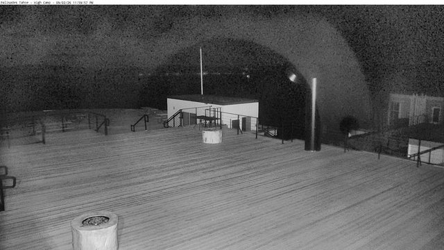 time-lapse frame, Palisades High Camp Views webcam