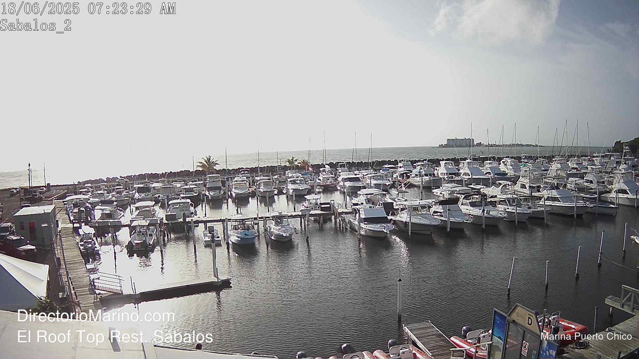 time-lapse frame, PuertoChico webcam