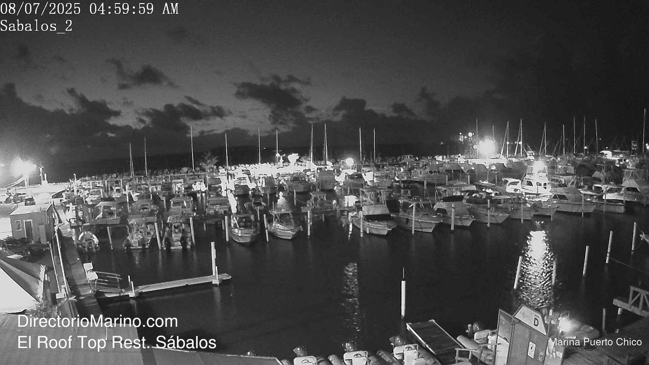 time-lapse frame, PuertoChico webcam