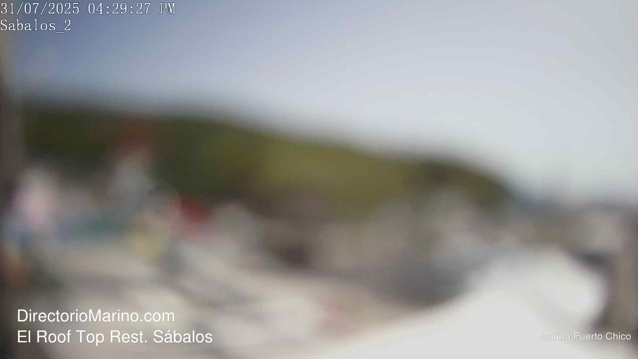 time-lapse frame, PuertoChico webcam