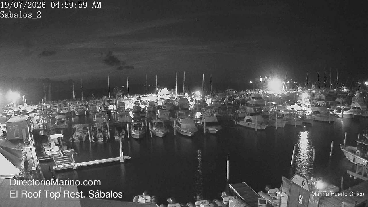 time-lapse frame, PuertoChico webcam