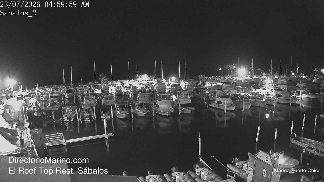 time-lapse frame, PuertoChico webcam