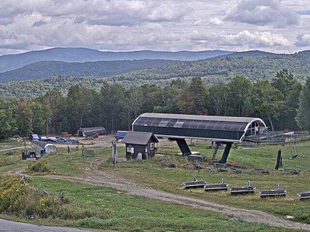 view from Sugarbush GMX Lift on 2026-09-04
