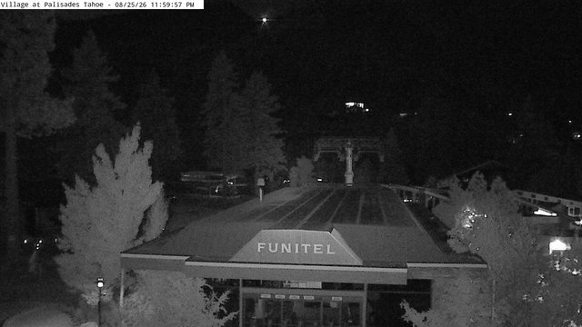 time-lapse frame, Palisades Tahoe Base Area webcam