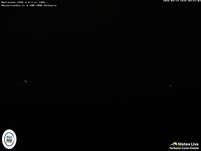 time-lapse frame, Mottarone webcam