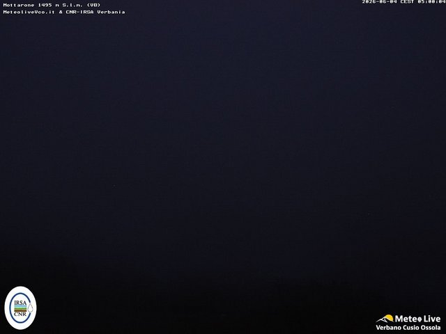 time-lapse frame, Mottarone webcam