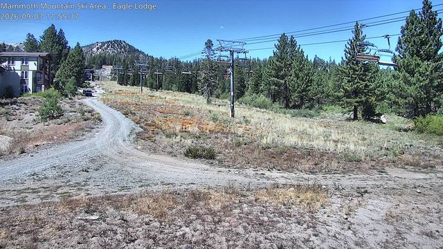 view from Mammoth Eagle Lodge on 2026-09-03