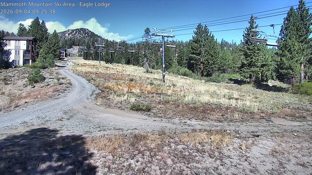 time-lapse frame, Mammoth Eagle Lodge webcam
