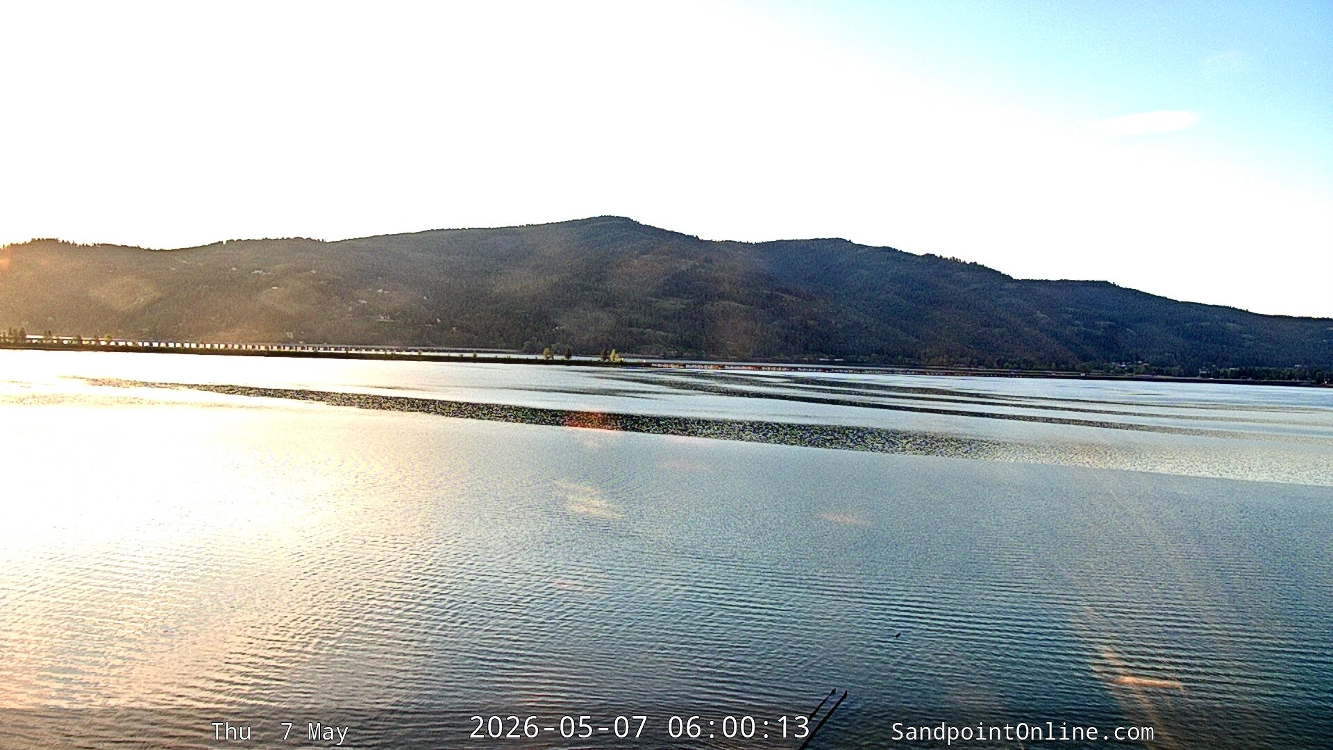 time-lapse frame, Sandpoint Online - Long Bridge webcam