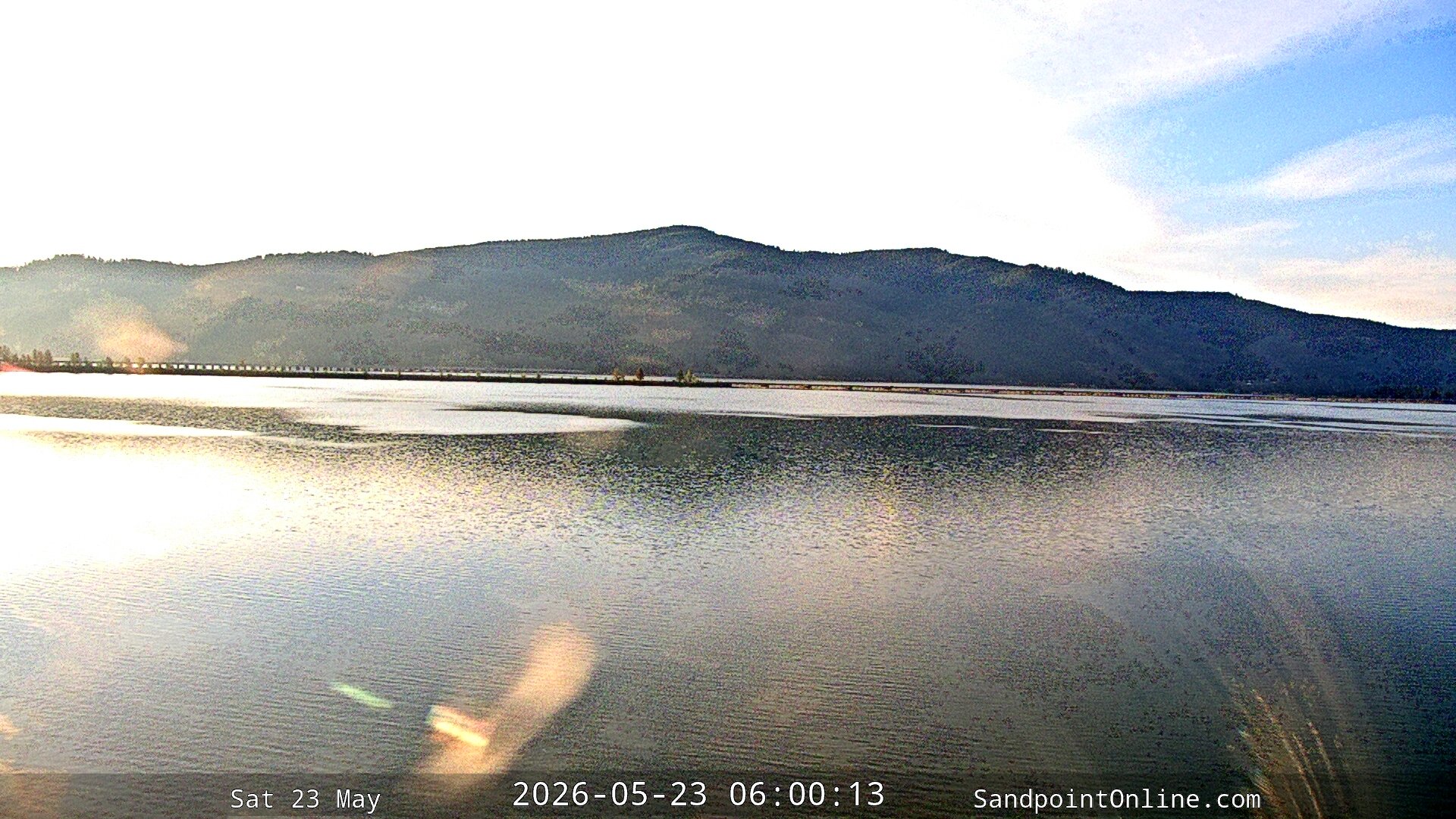 time-lapse frame, Sandpoint Online - Long Bridge webcam