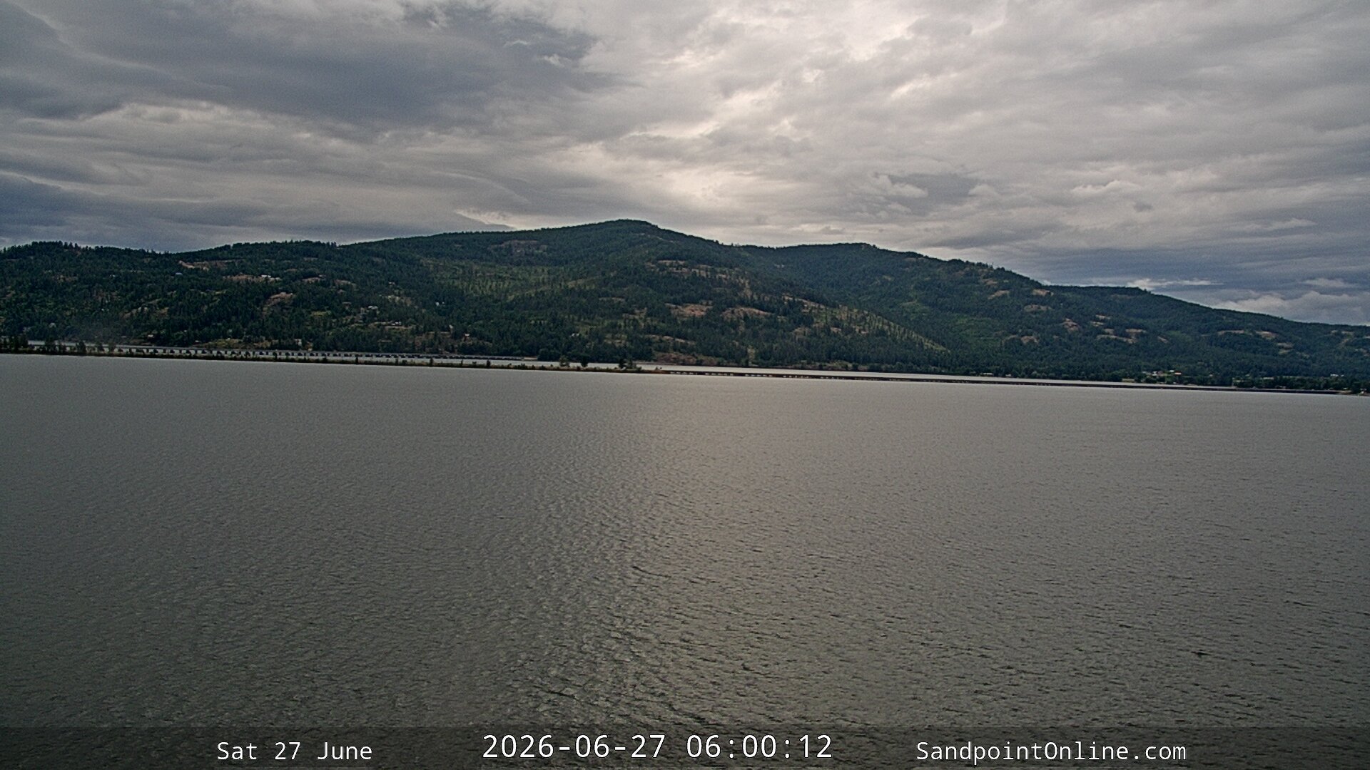 time-lapse frame, Sandpoint Online - Long Bridge webcam