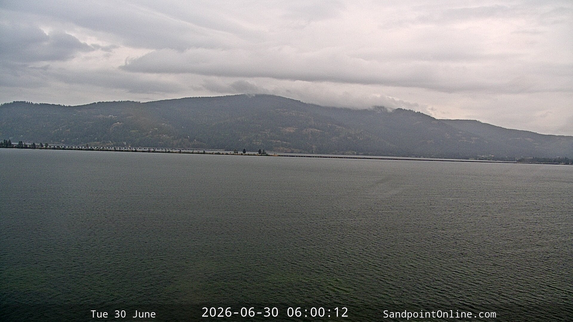time-lapse frame, Sandpoint Online - Long Bridge webcam