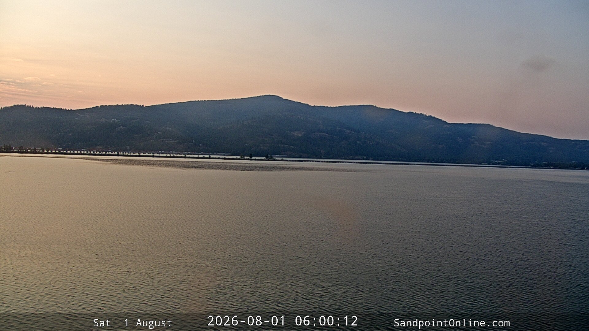 time-lapse frame, Sandpoint Online - Long Bridge webcam