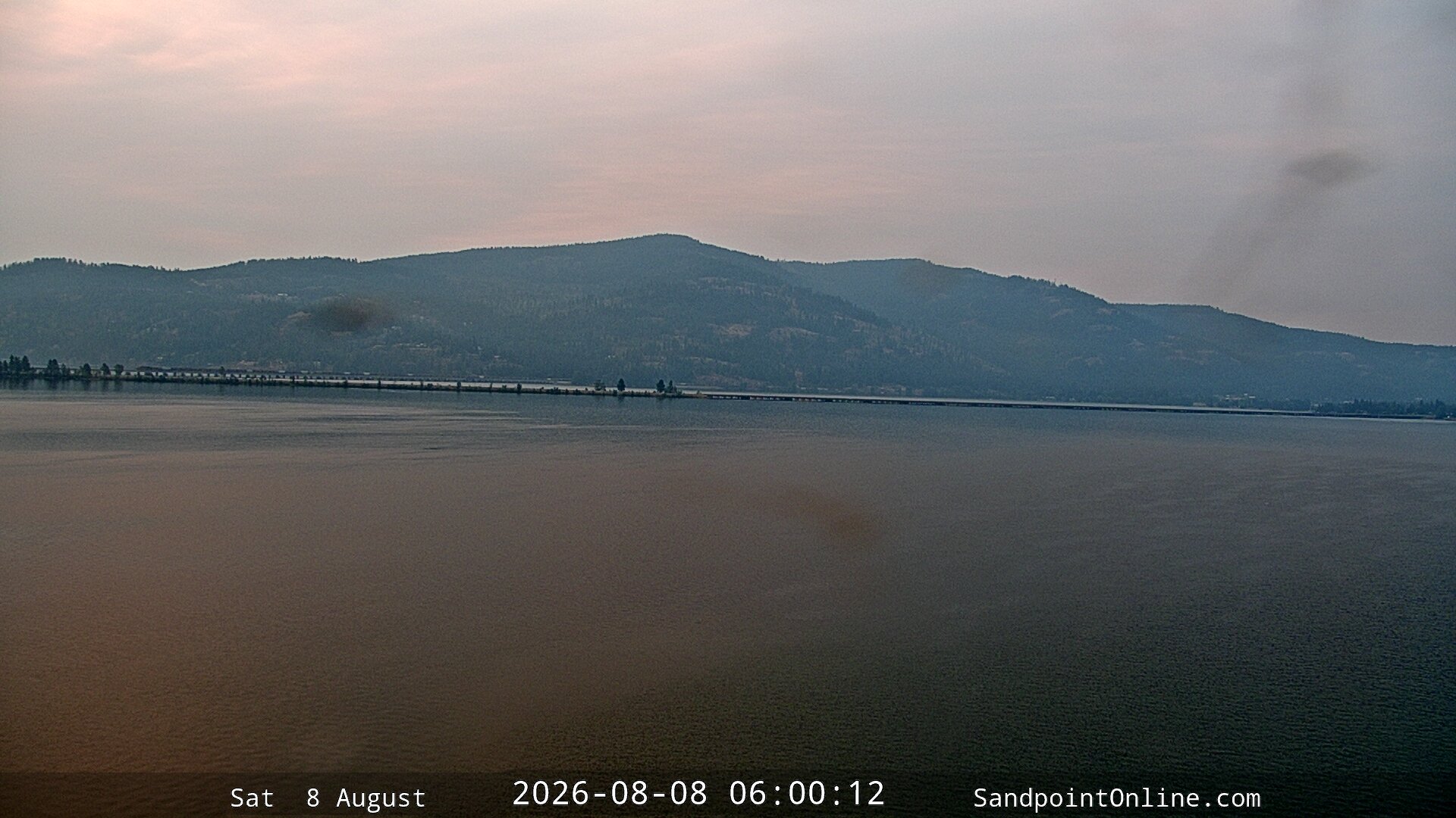 time-lapse frame, Sandpoint Online - Long Bridge webcam