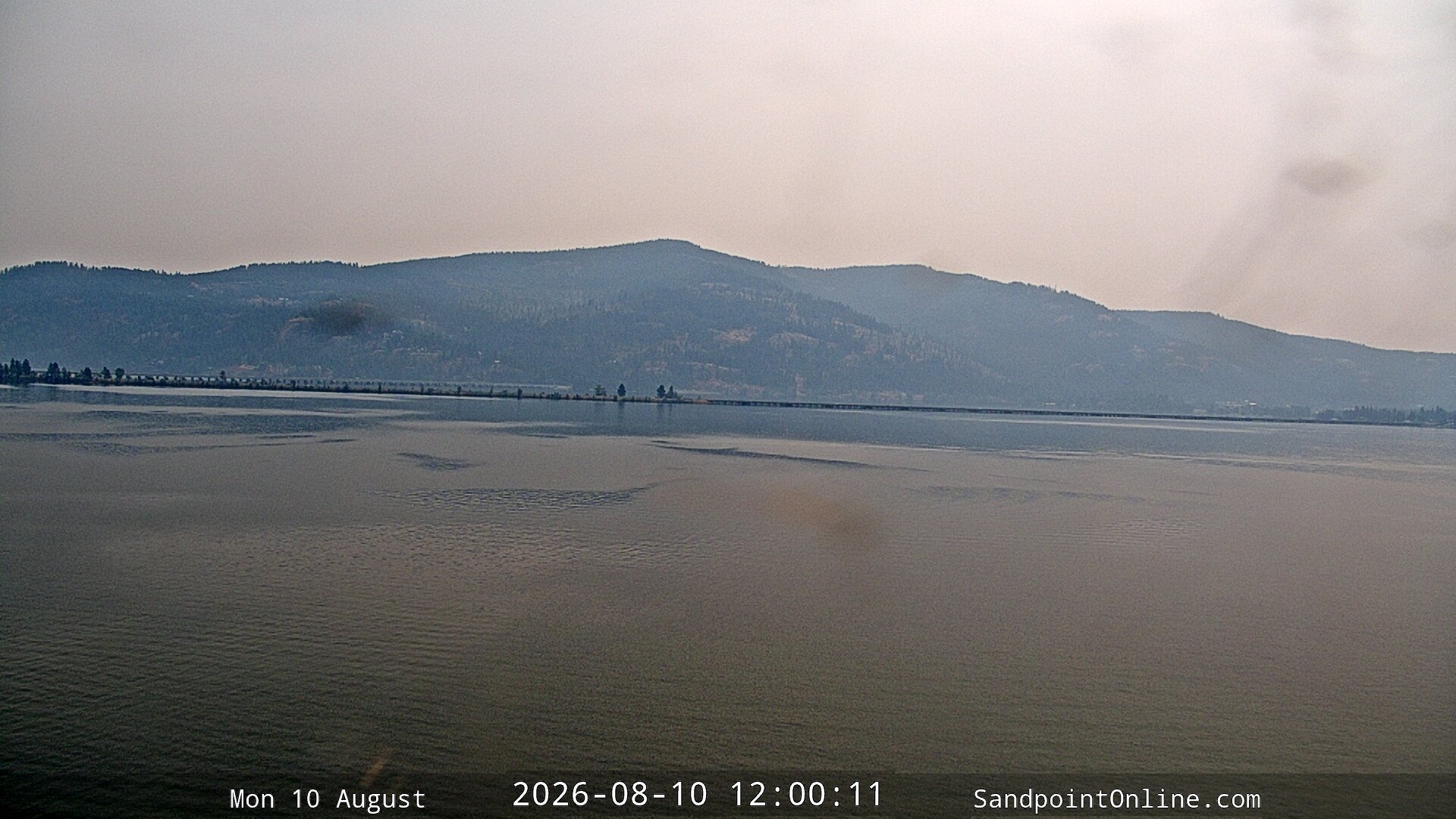 view from Sandpoint Online - Long Bridge on 2026-08-10