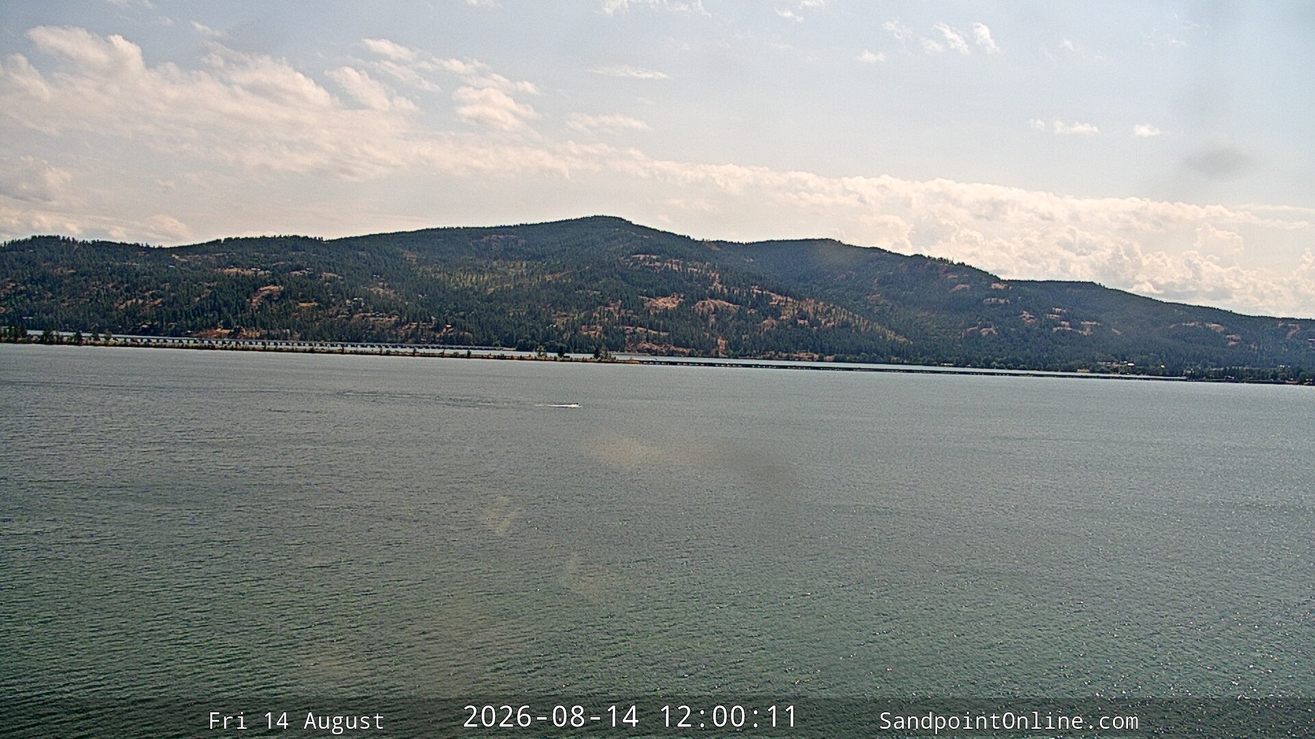 view from Sandpoint Online - Long Bridge on 2026-08-14