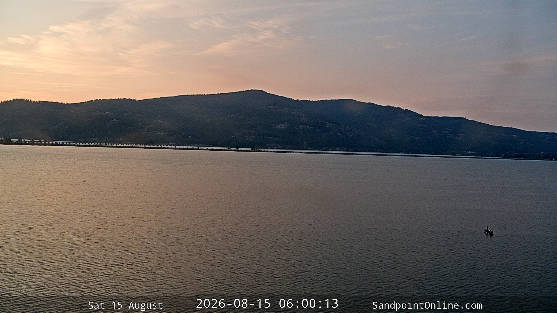 time-lapse frame, Sandpoint Online - Long Bridge webcam