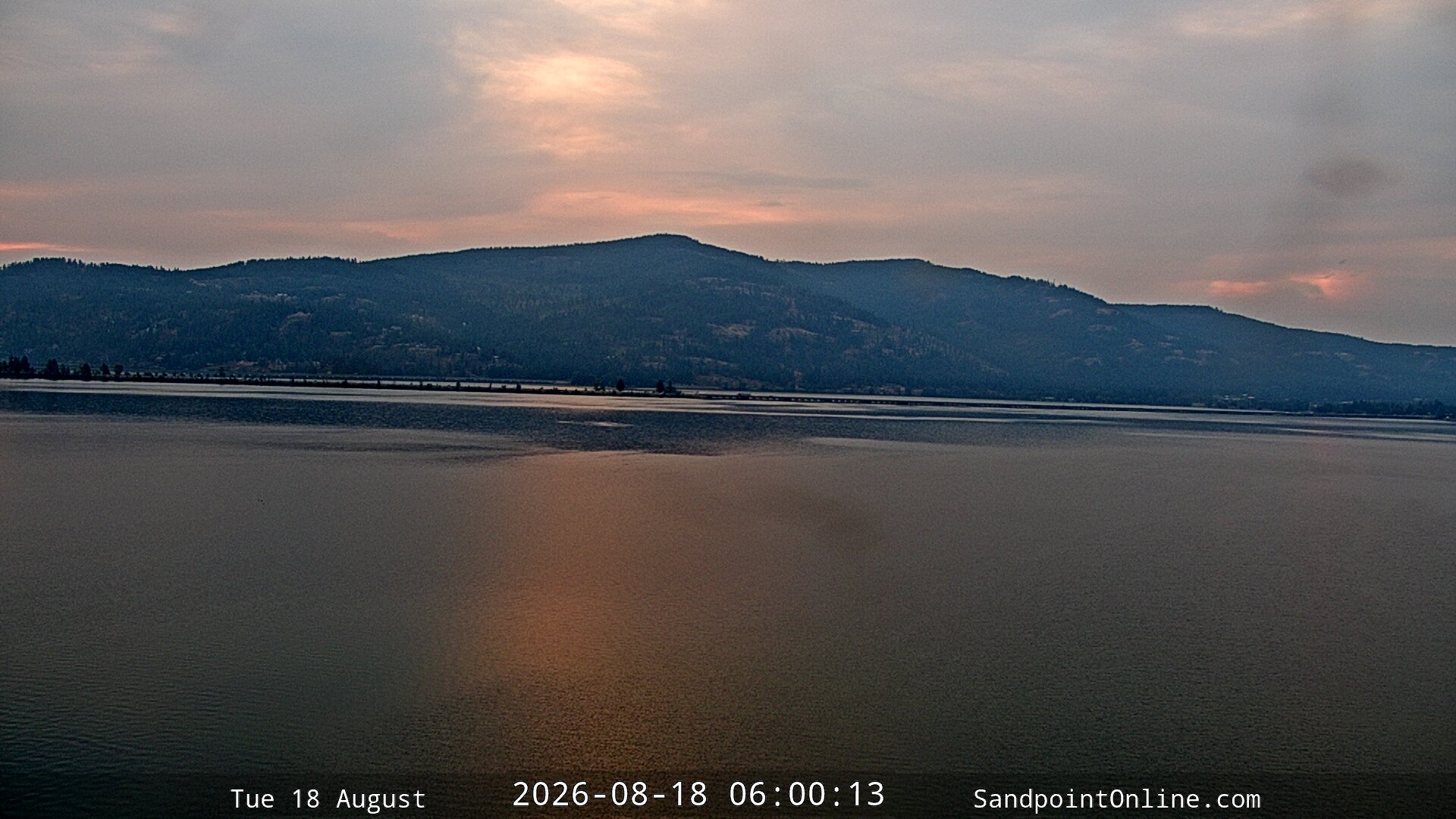 time-lapse frame, Sandpoint Online - Long Bridge webcam