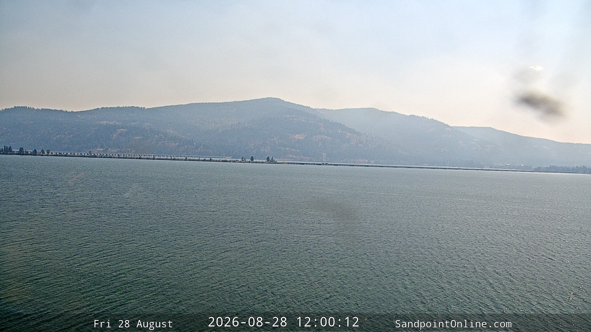 view from Sandpoint Online - Long Bridge on 2026-08-28