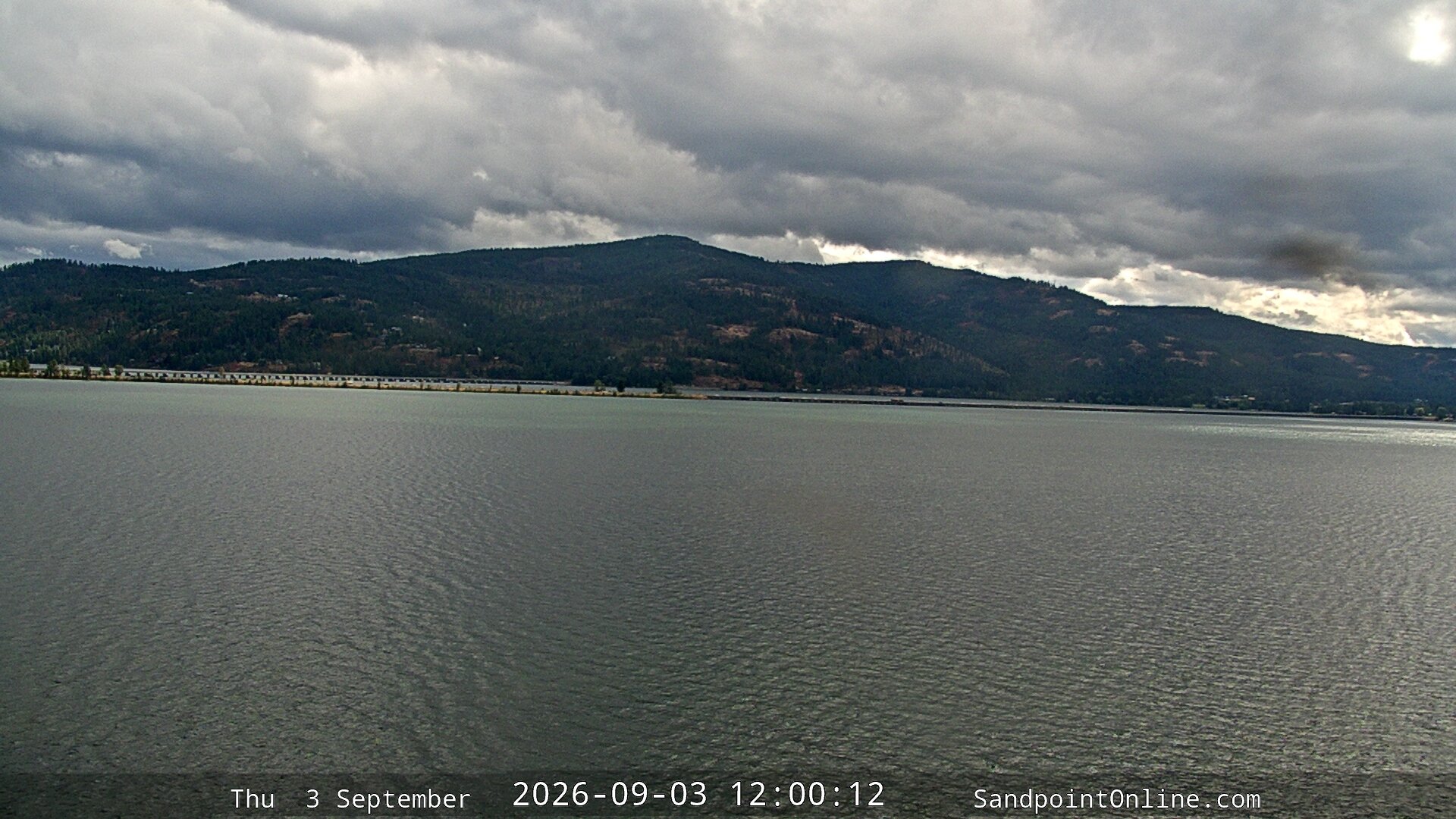view from Sandpoint Online - Long Bridge on 2026-09-03