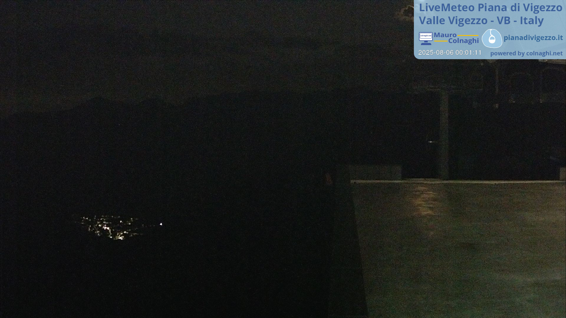 time-lapse frame, Piana di Vigezzo 1 webcam