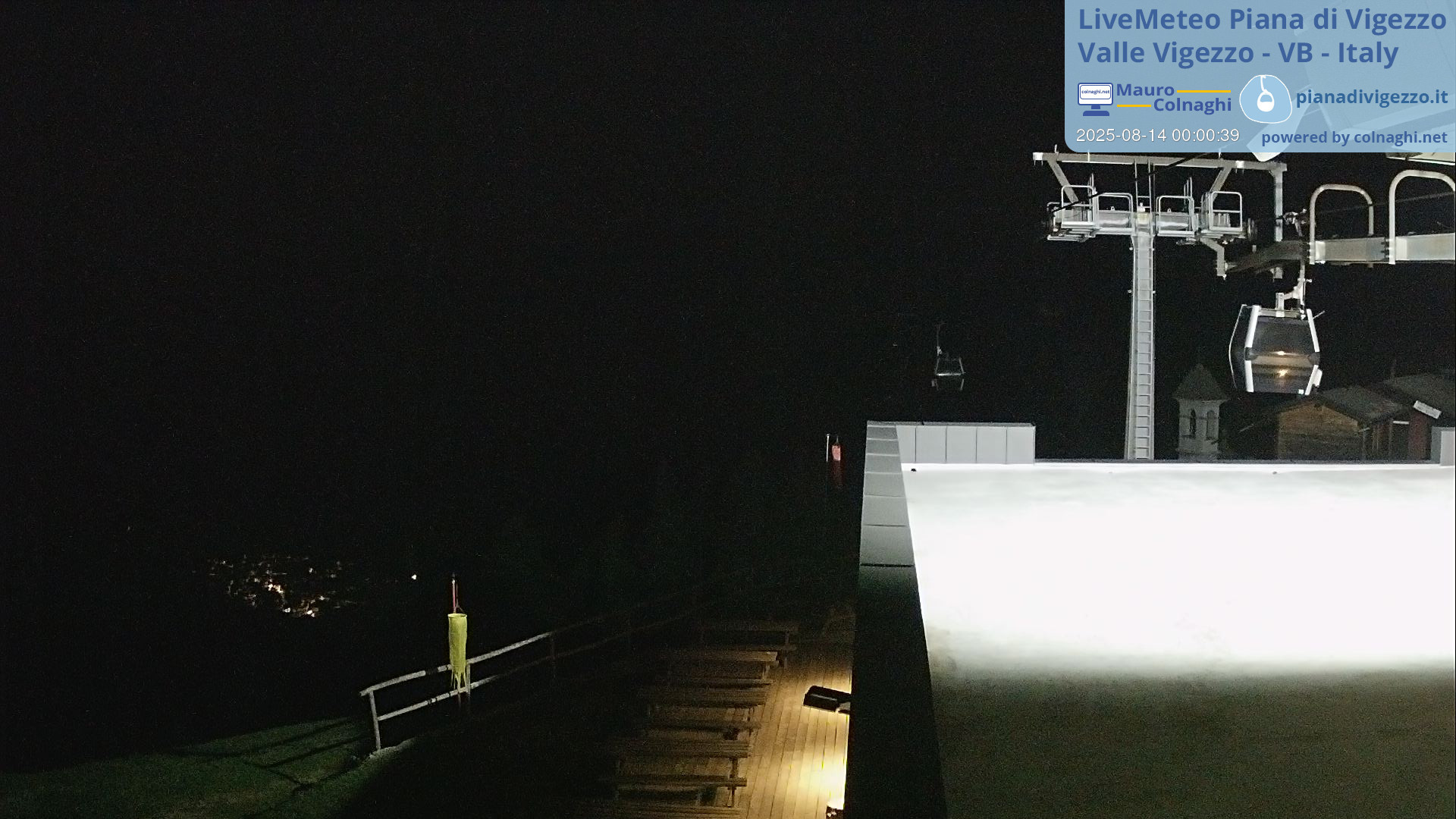 time-lapse frame, Piana di Vigezzo 1 webcam