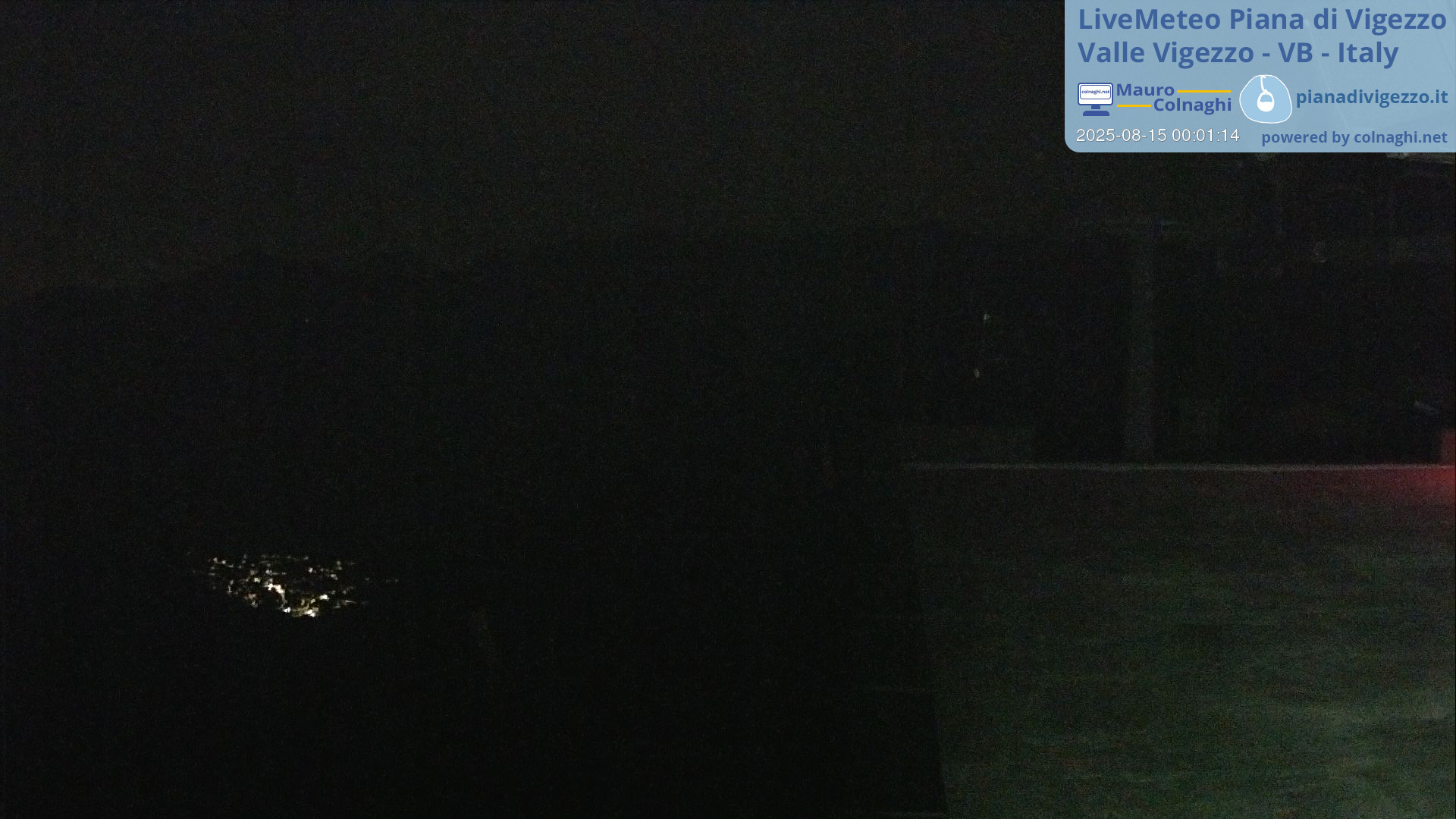 time-lapse frame, Piana di Vigezzo 1 webcam