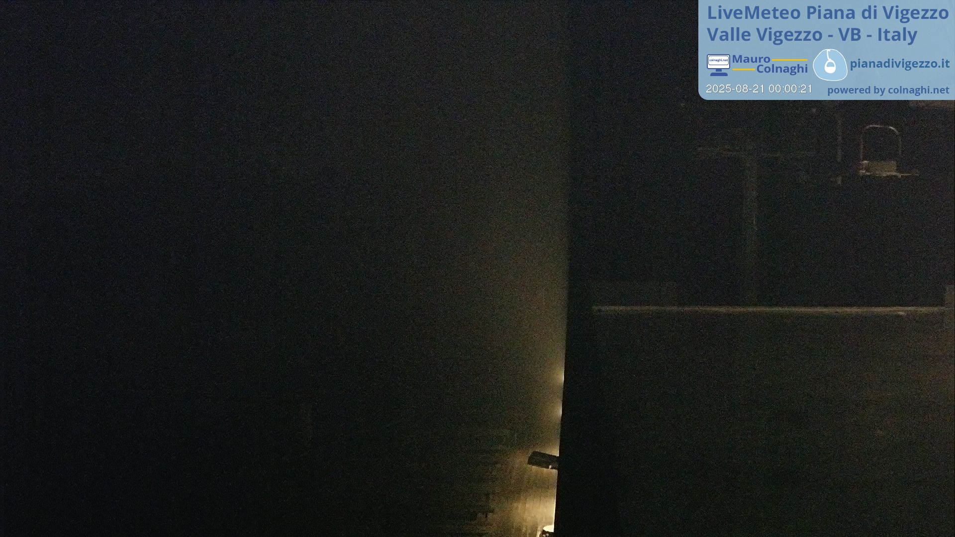 time-lapse frame, Piana di Vigezzo 1 webcam