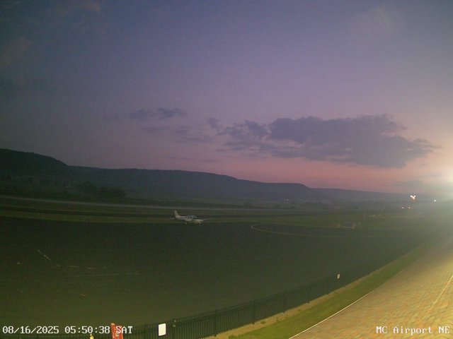 time-lapse frame, Mifflin County Airport (east) webcam