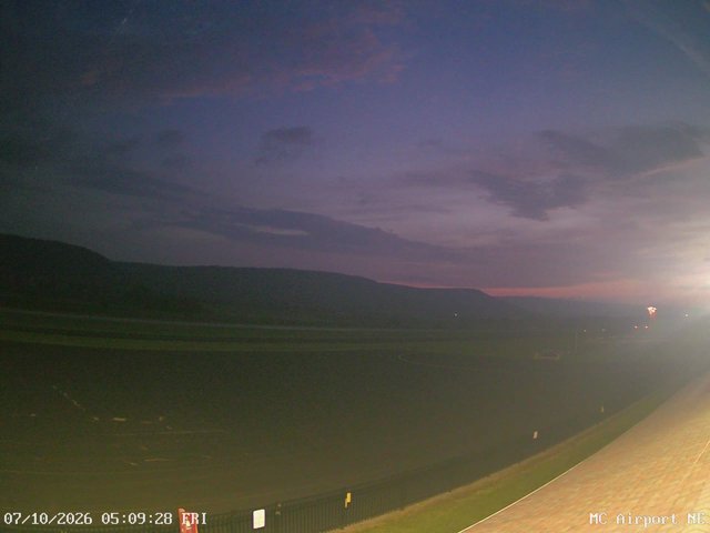 time-lapse frame, Mifflin County Airport (east) webcam