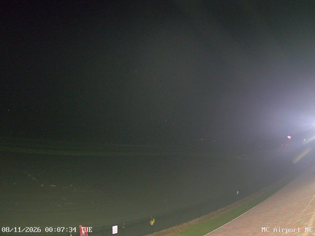 time-lapse frame, Mifflin County Airport (east) webcam
