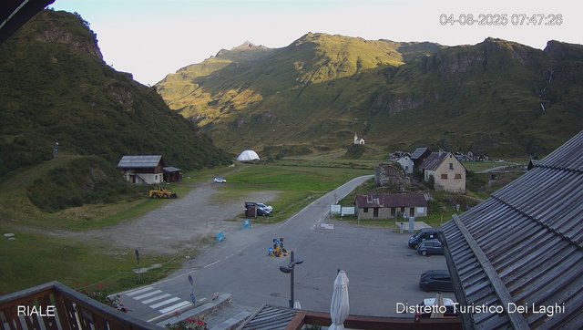 time-lapse frame, Riale webcam