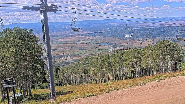 view from Steamboat Four Points on 2026-08-17