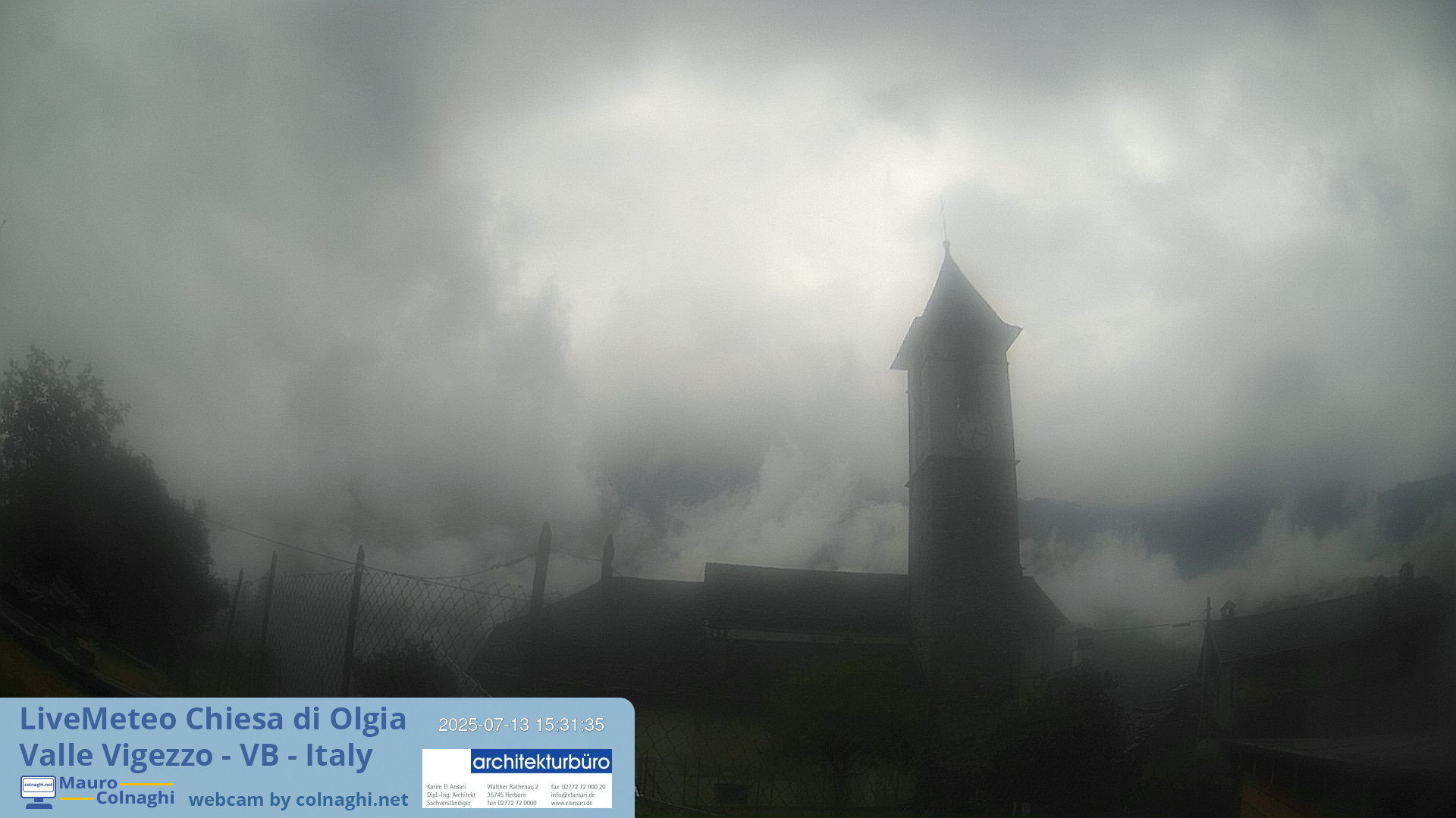 time-lapse frame, Olgia webcam