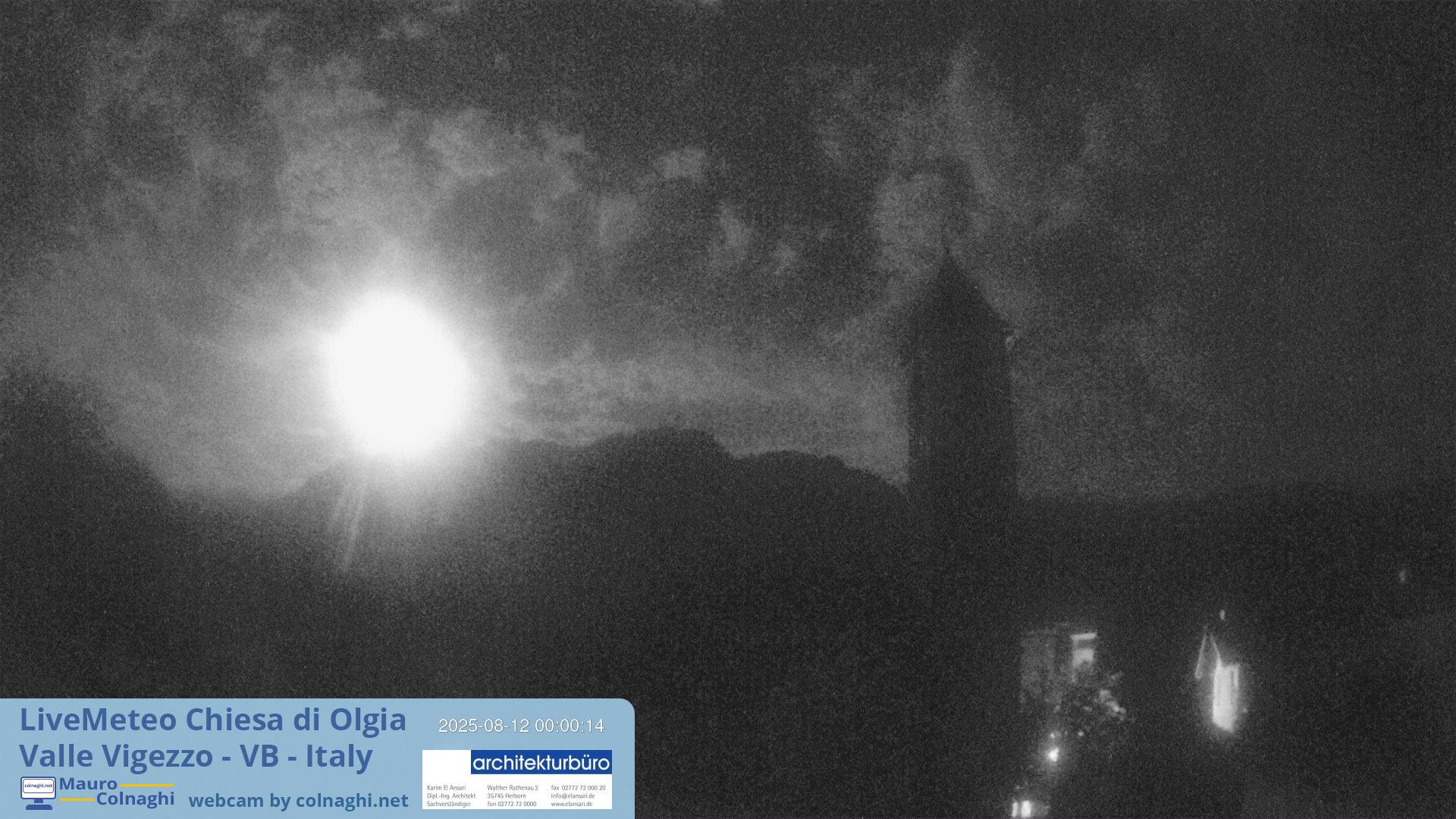 time-lapse frame, Olgia webcam