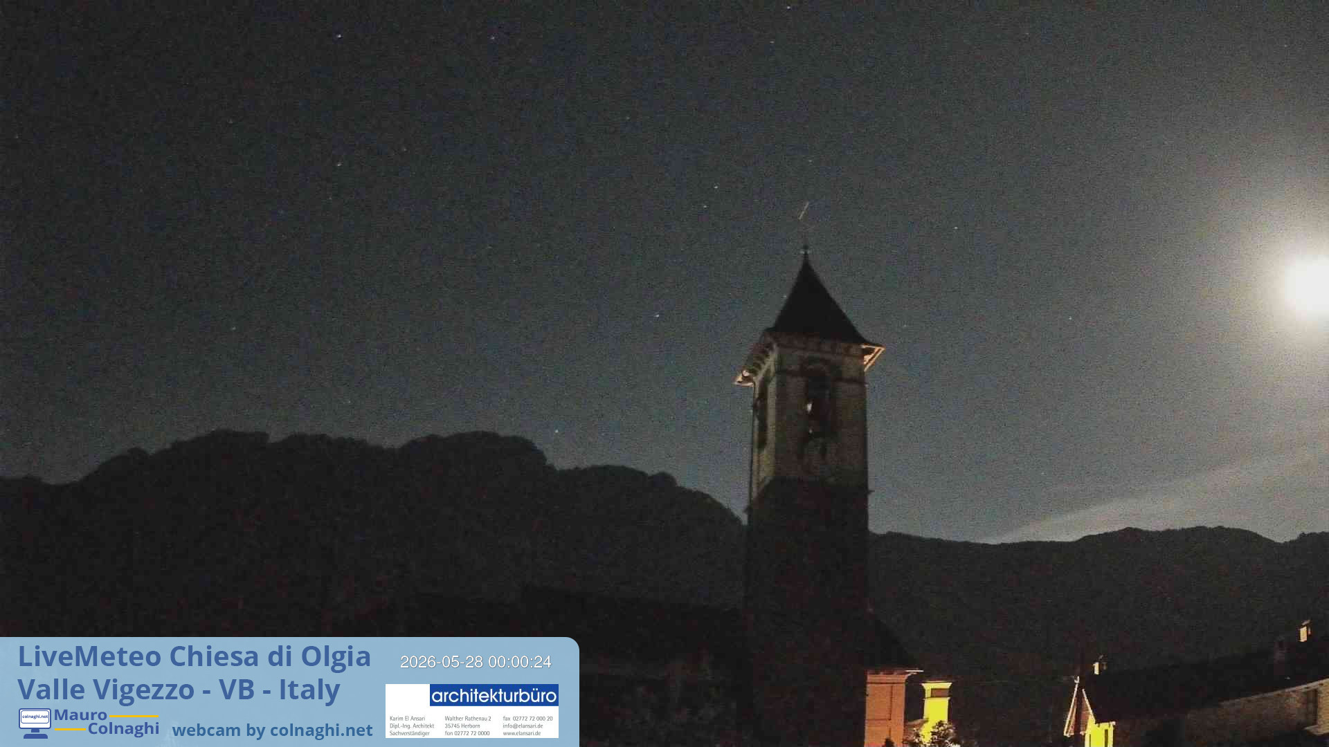 time-lapse frame, Olgia webcam