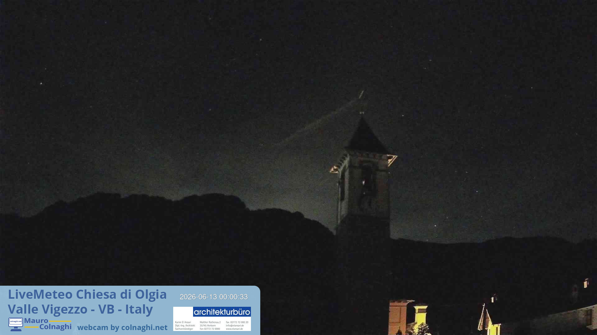 time-lapse frame, Olgia webcam