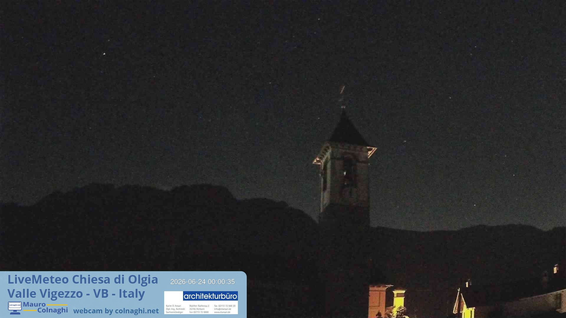 time-lapse frame, Olgia webcam