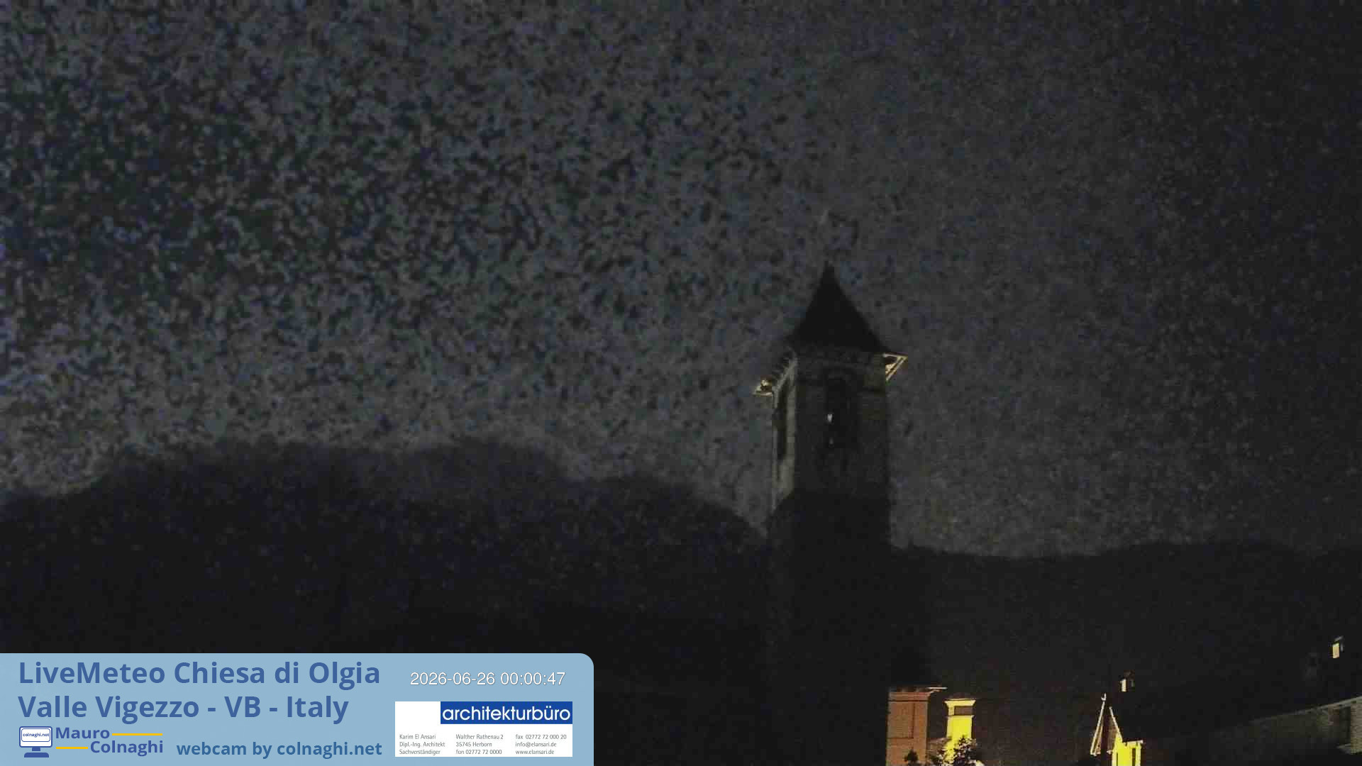 time-lapse frame, Olgia webcam
