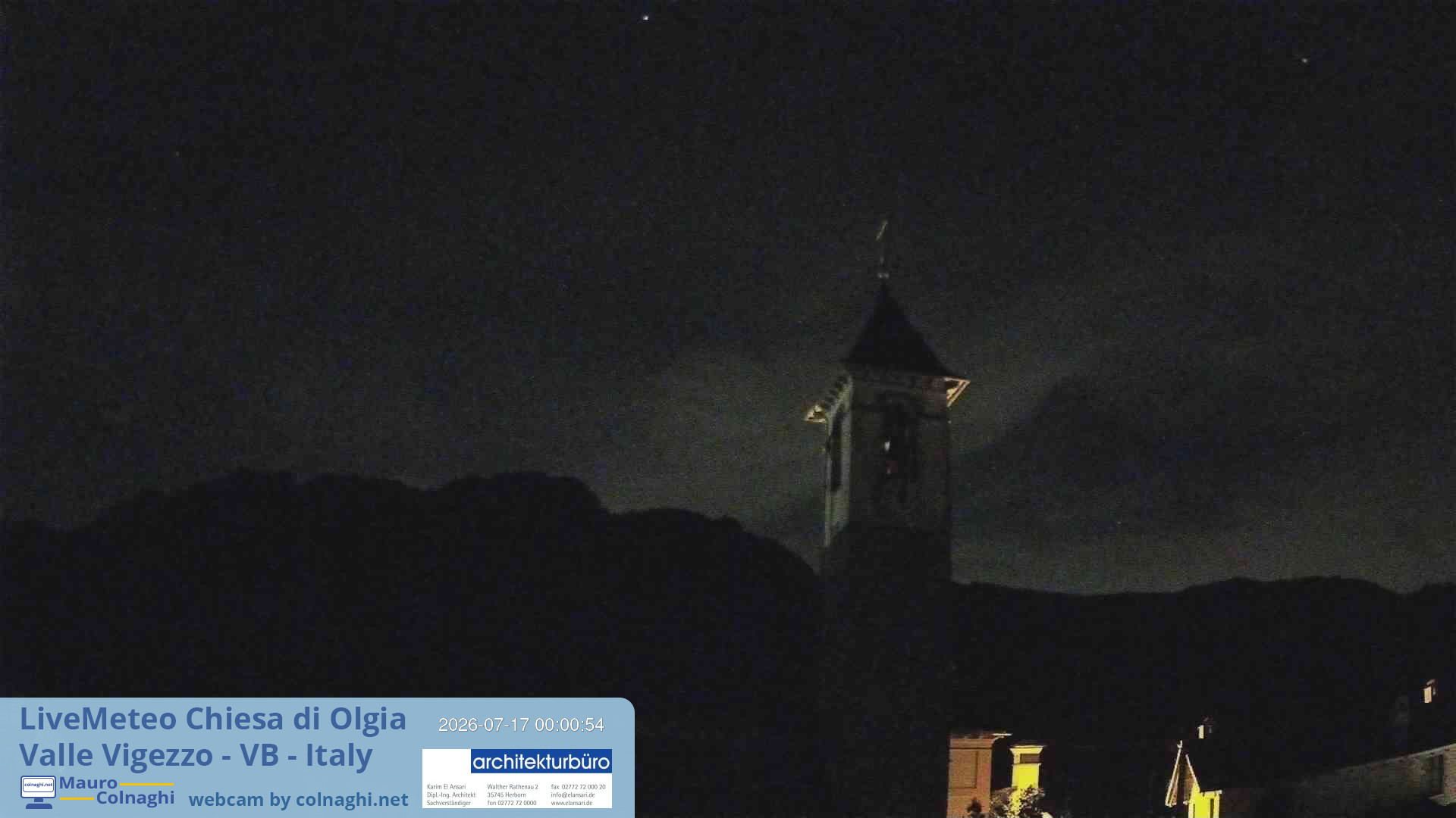 time-lapse frame, Olgia webcam