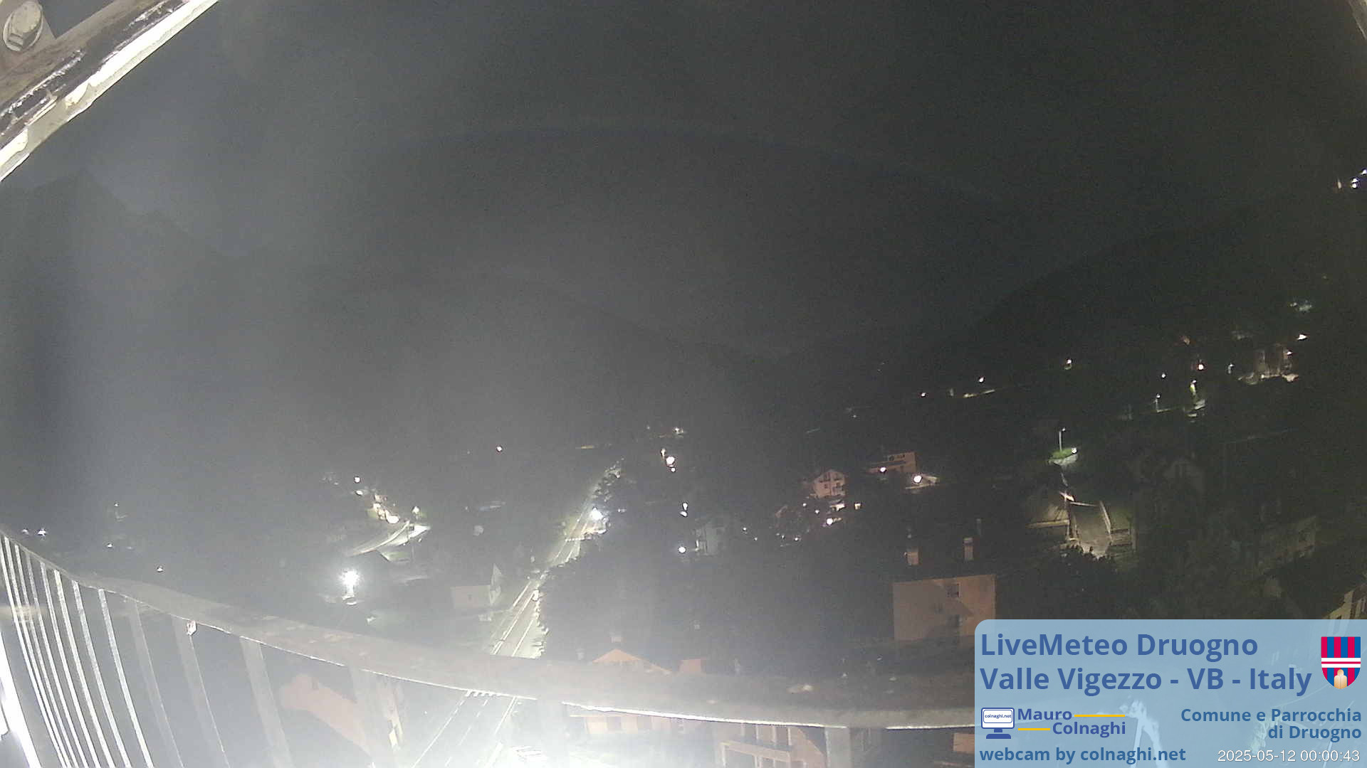 time-lapse frame, Druogno webcam