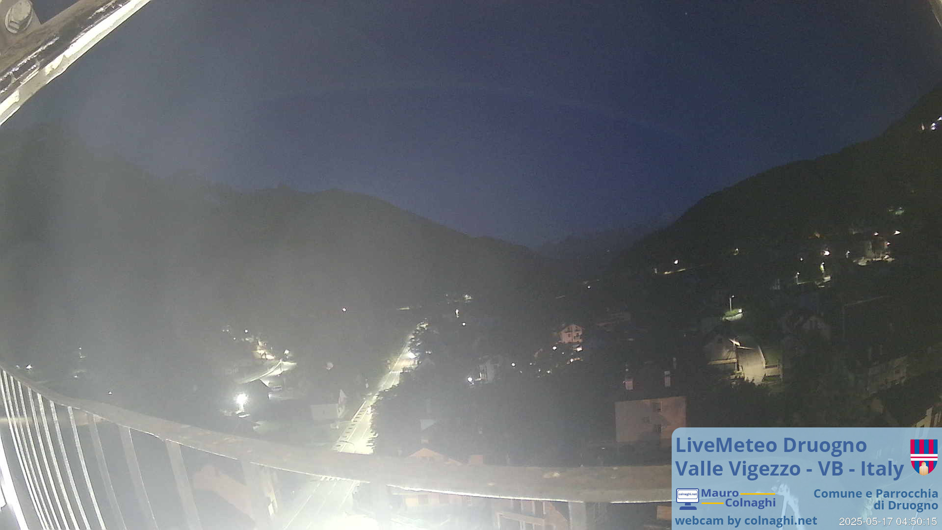 time-lapse frame, Druogno webcam