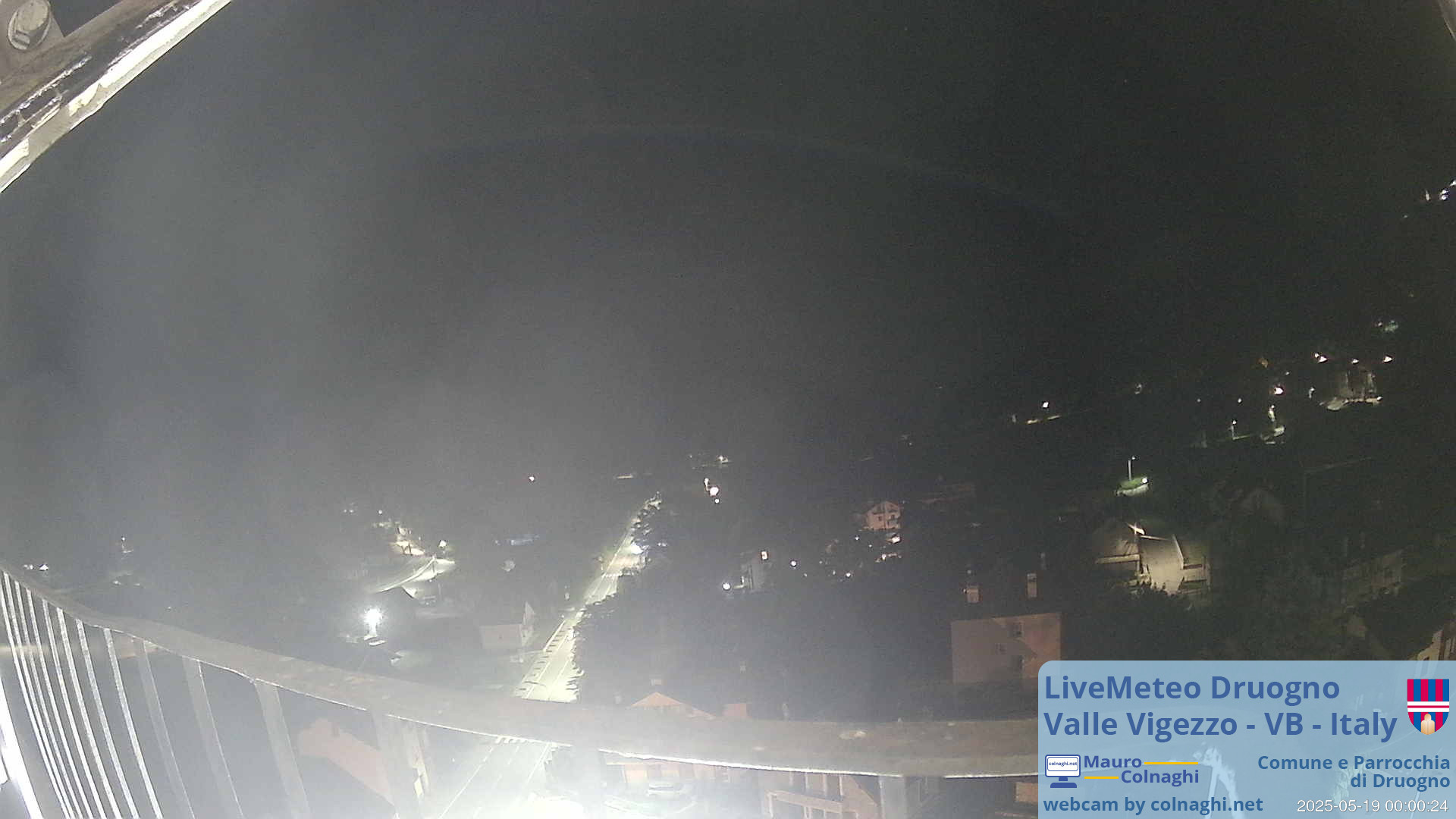 time-lapse frame, Druogno webcam