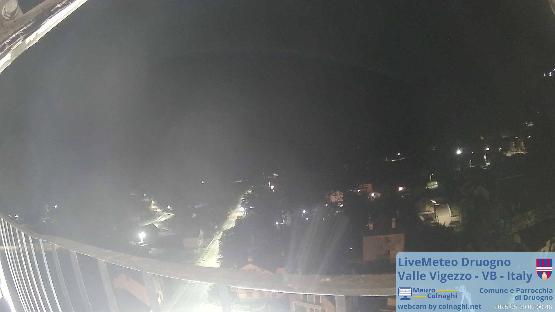 time-lapse frame, Druogno webcam
