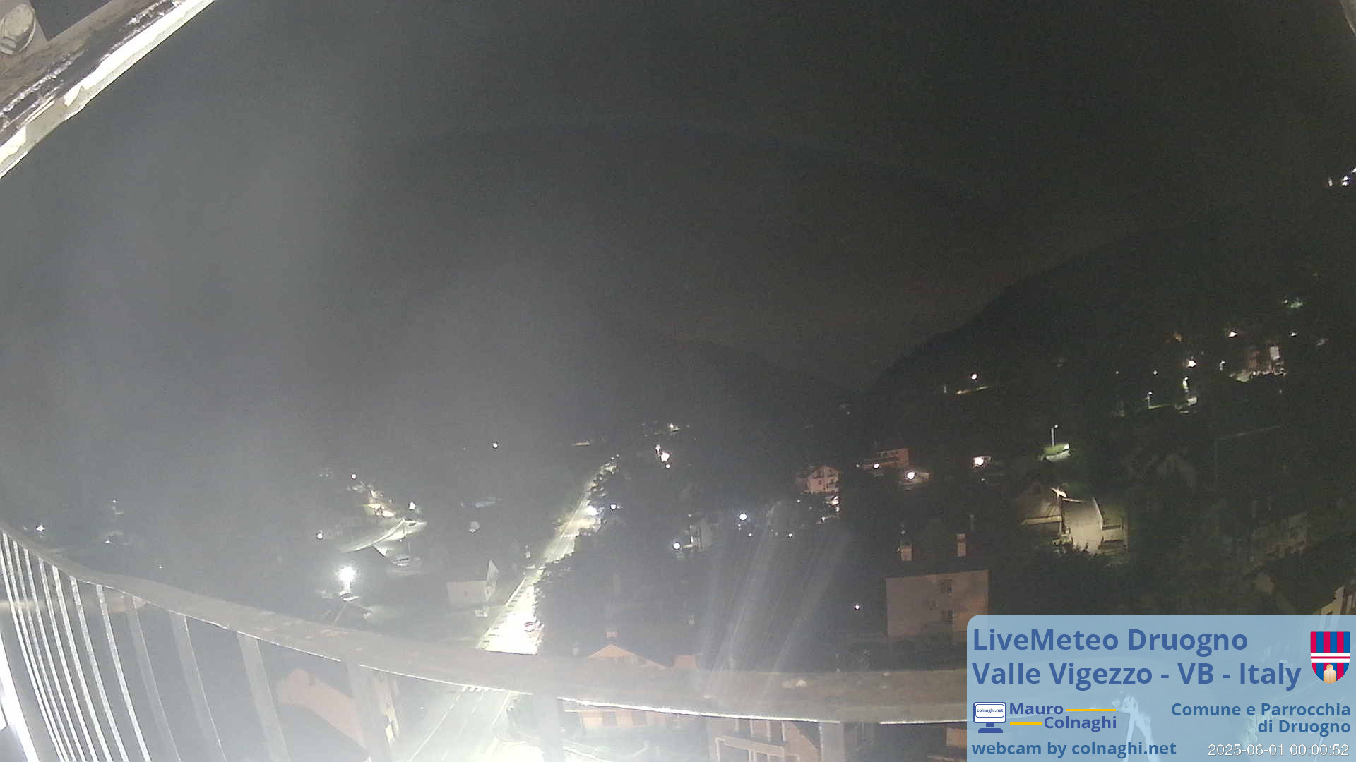 time-lapse frame, Druogno webcam