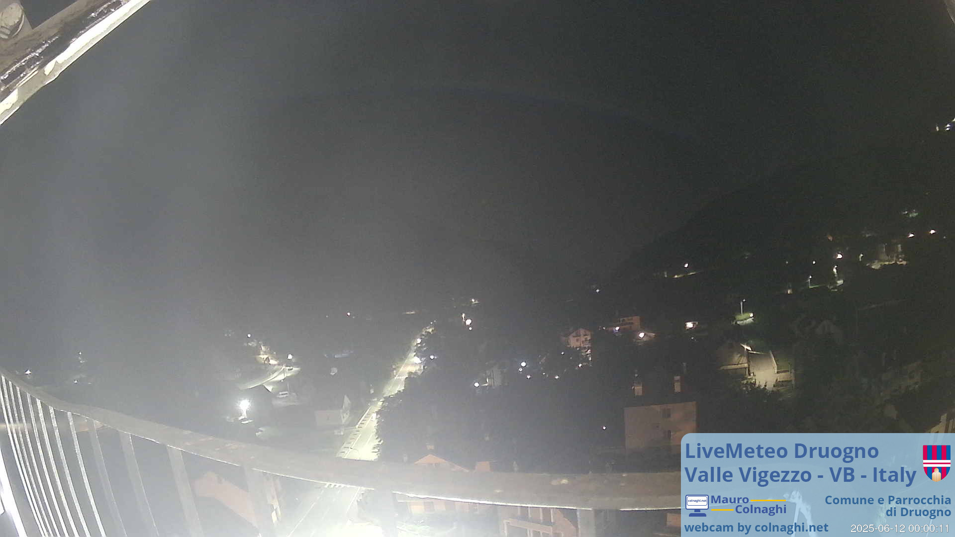 time-lapse frame, Druogno webcam
