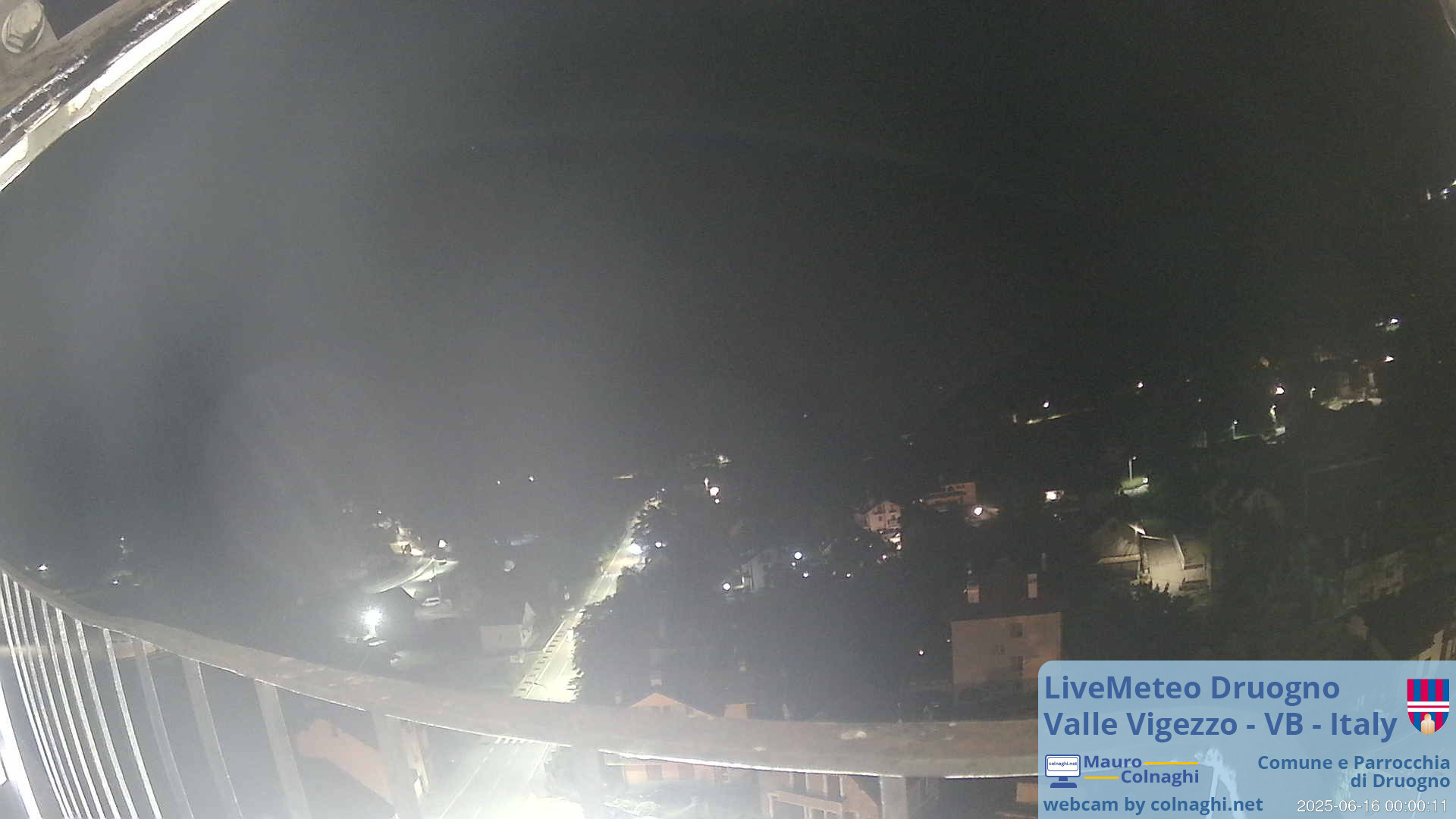 time-lapse frame, Druogno webcam