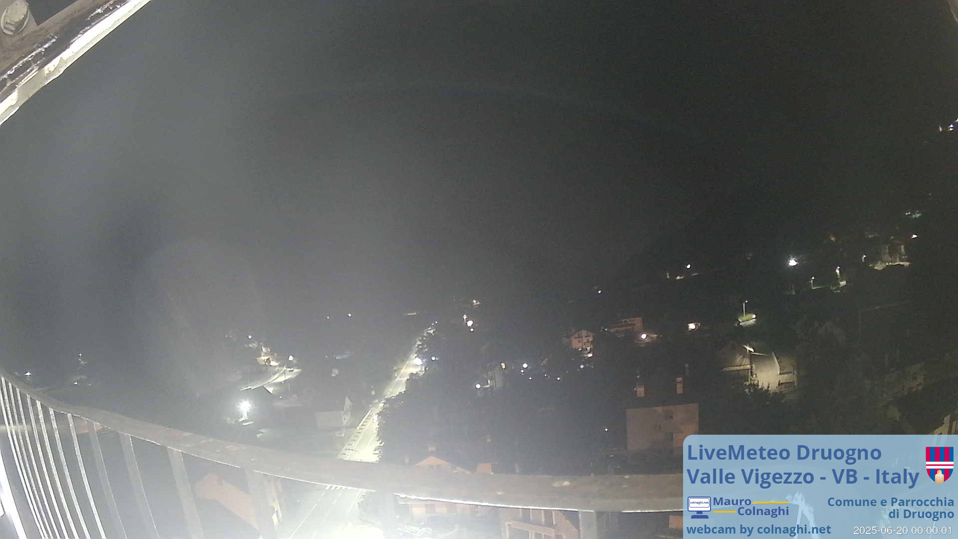 time-lapse frame, Druogno webcam
